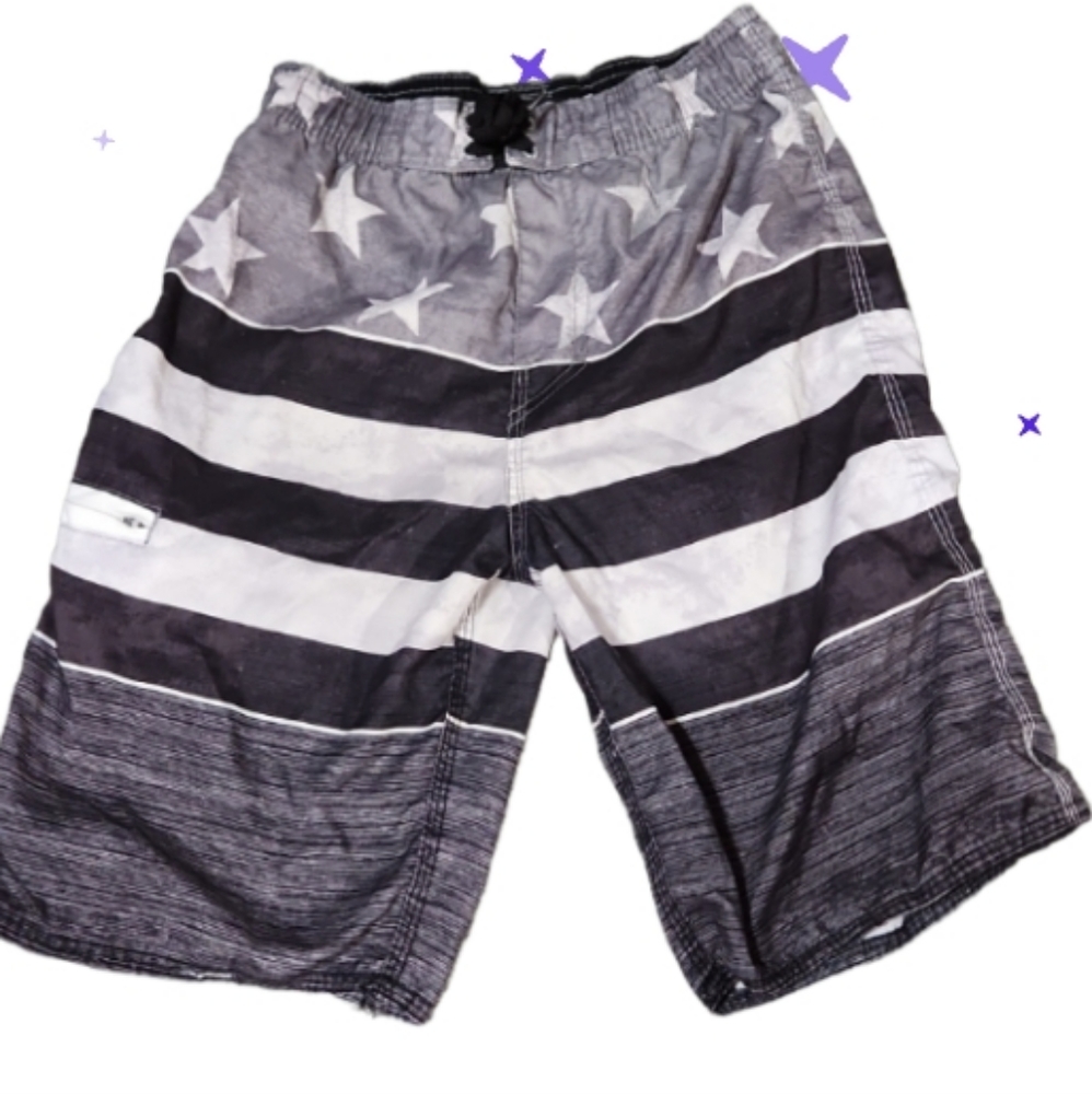 10/12 patriotic swim trunks burnside